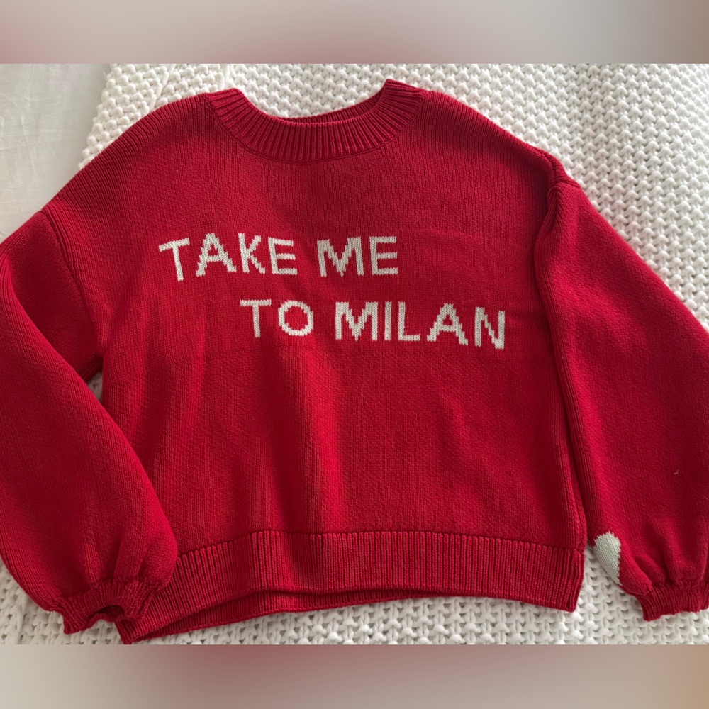 Maeve - “Take me to Milan” medium sweater (2025)